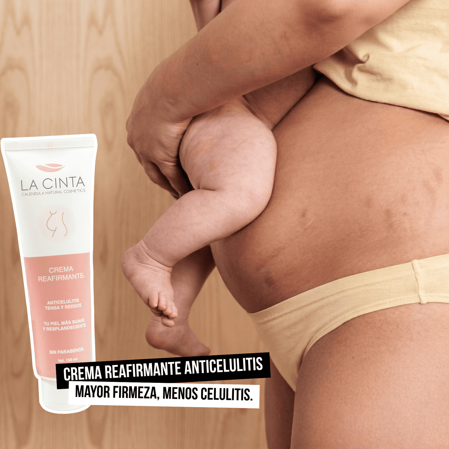 CREMA DE CUERPO REAFIRMANTE ANTICELULITIS CALÉNDULA