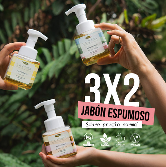 PACK PROMOCIONAL 3X2 JABONES ESPUMOSOS HIDRATANTES - CUERPO