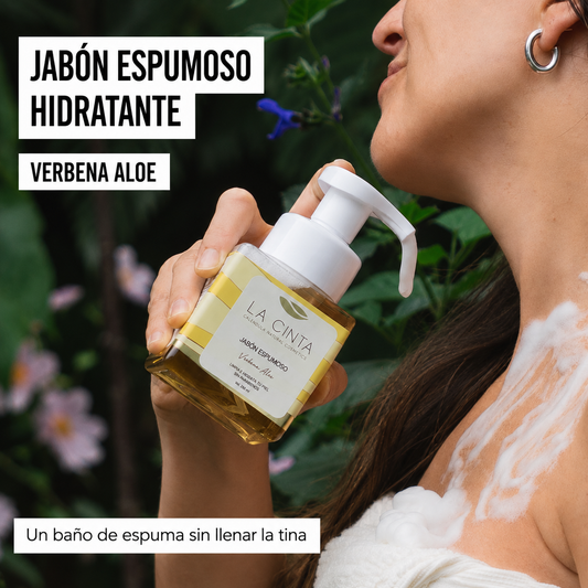 Jabón Espumoso Hidratante Caléndula – Verbena Aloe