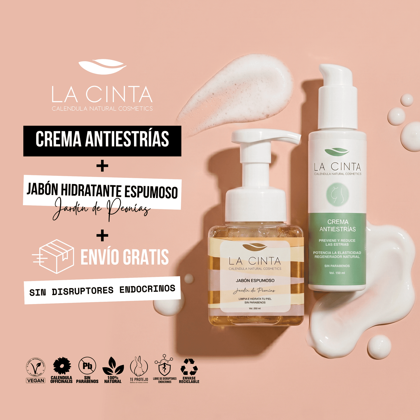 Set Antiestrías Embarazo y postparto + Envío Gratis