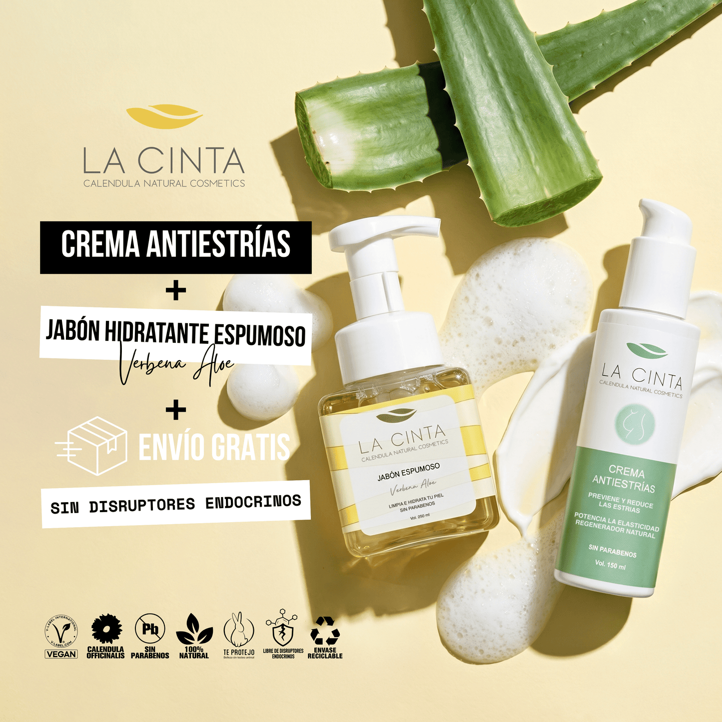 Set Antiestrías Embarazo y postparto + Envío Gratis