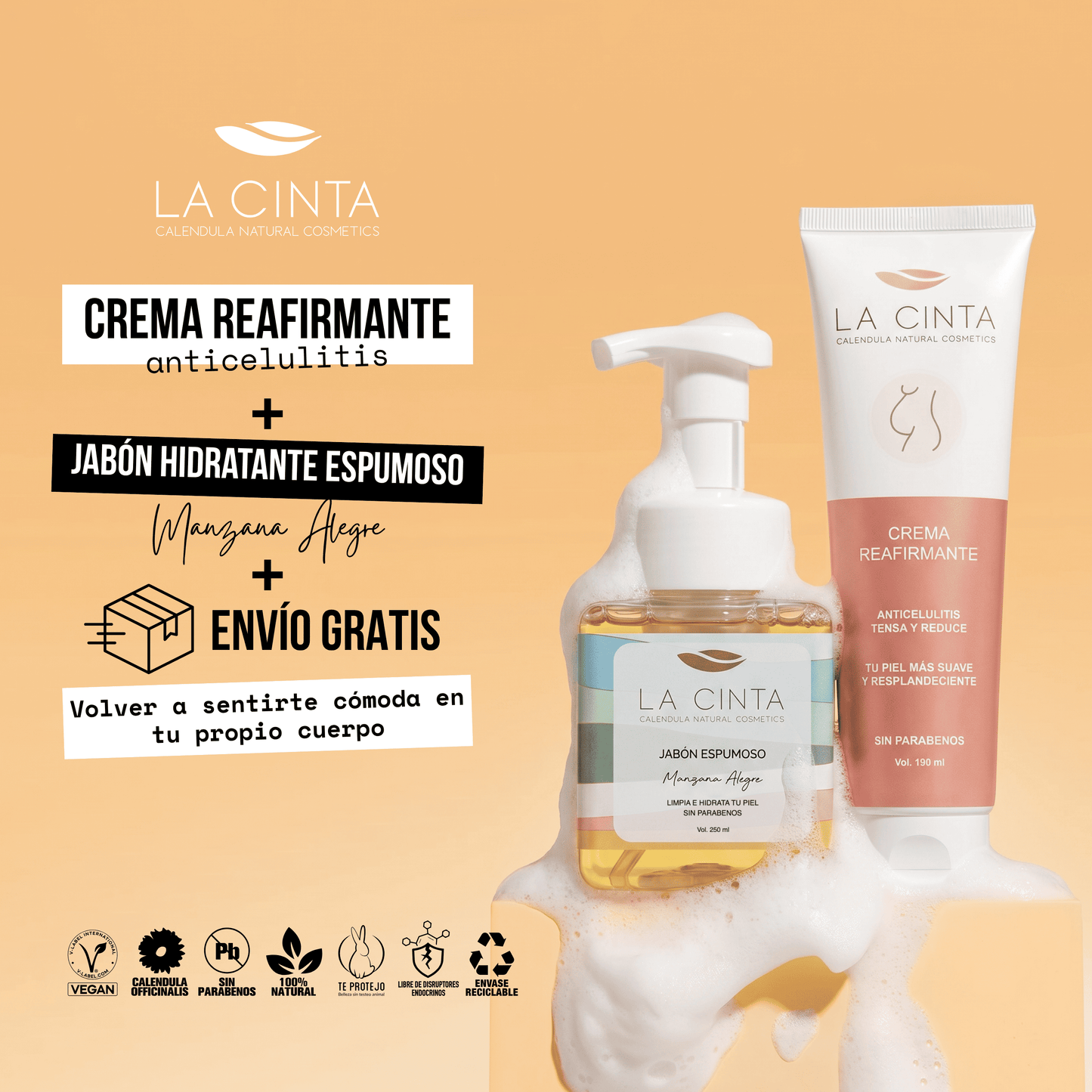 Set Reafirmante Anticelulitis Embarazo y Postparto + Envìo Gratis