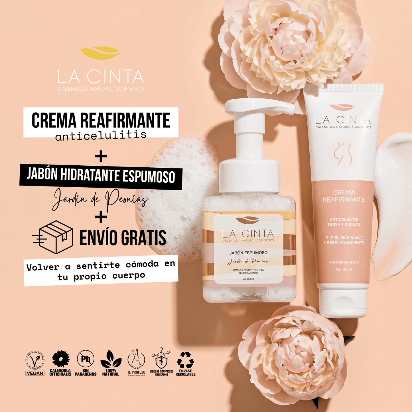Set Reafirmante Anticelulitis Embarazo y Postparto + Envìo Gratis