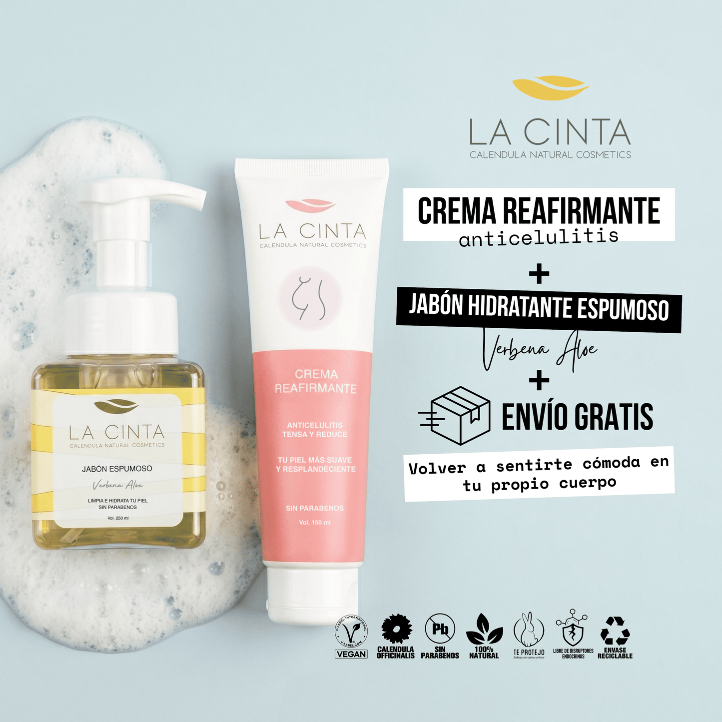 Set Reafirmante Anticelulitis Embarazo y Postparto + Envìo Gratis