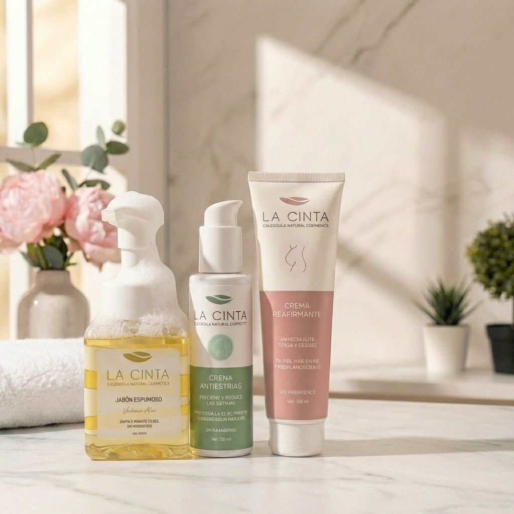 PACK CREMAS DE EMBARAZO & POSTPARTO + JABÓN ESPUMOSO HIDRATANTE DE REGALO + ENVÍO GRATIS